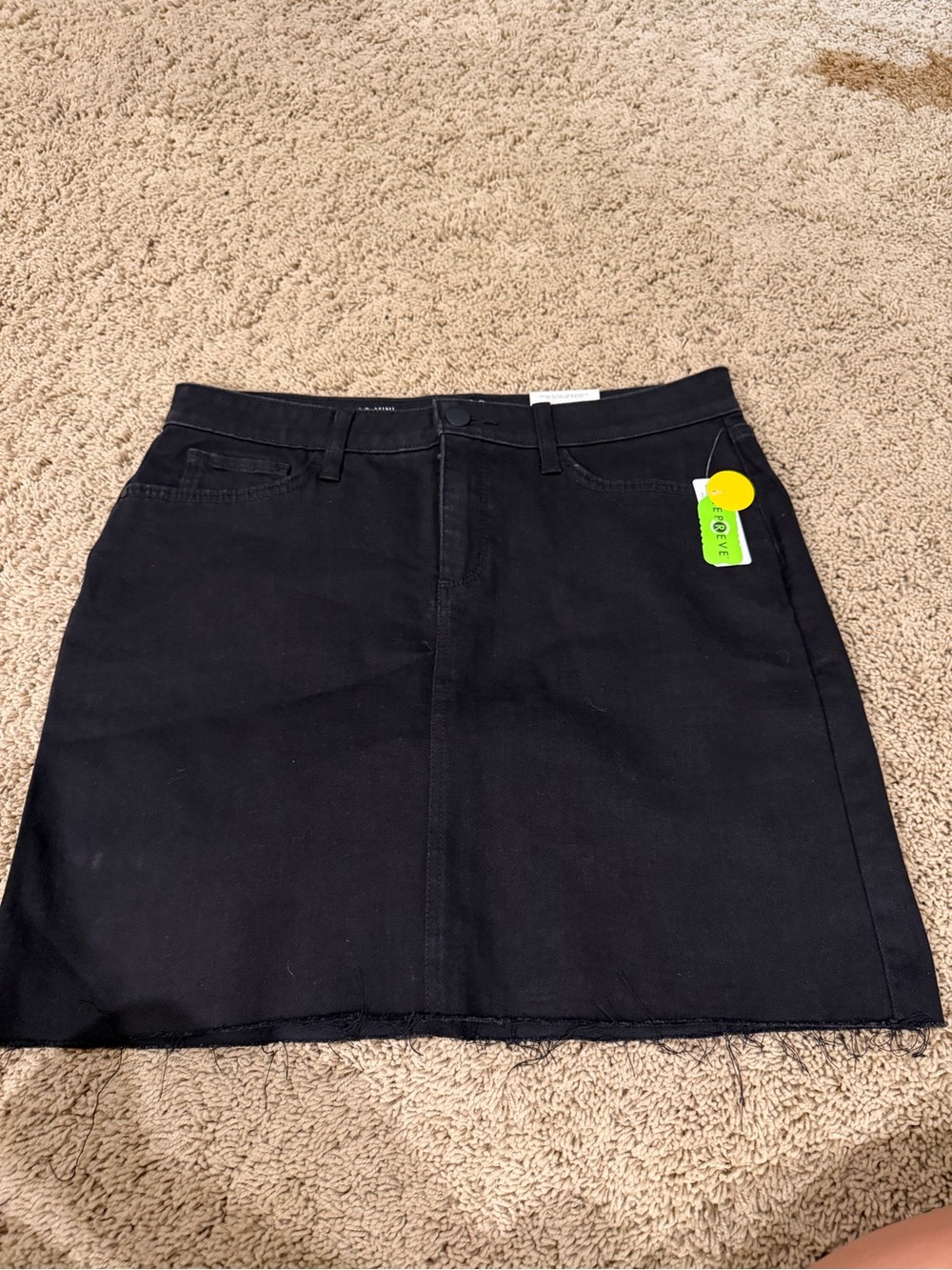 Nwt Ana black mini denim skirt